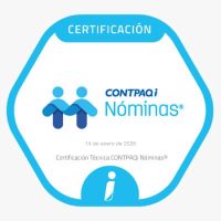 Insignia de Certificación CONTPAQi Nóminas